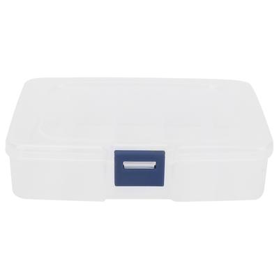 5 Fächer Organizerbox Klarsichtiger Kunststoff Zubehörfachbox Etui für Schmuck Perlen Aufbewahrung