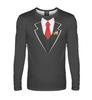Men's Street Hip-hop Cosplay Funny And Personalized Round Neck Long Sleeved Fashion Casual Top