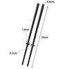 Yamazaki Jitsugyo Silicone Chopsticks S Black X X H24cm Tower Dishwasher Safe Cooking Chopsticks with Floating Tips Small Size 1605 Chopsticks W0.8