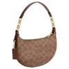 Coach Payton Coated Canvas With Smooth Leather Handbag Mini Women's Gold & Umber CEL06-IMXHE