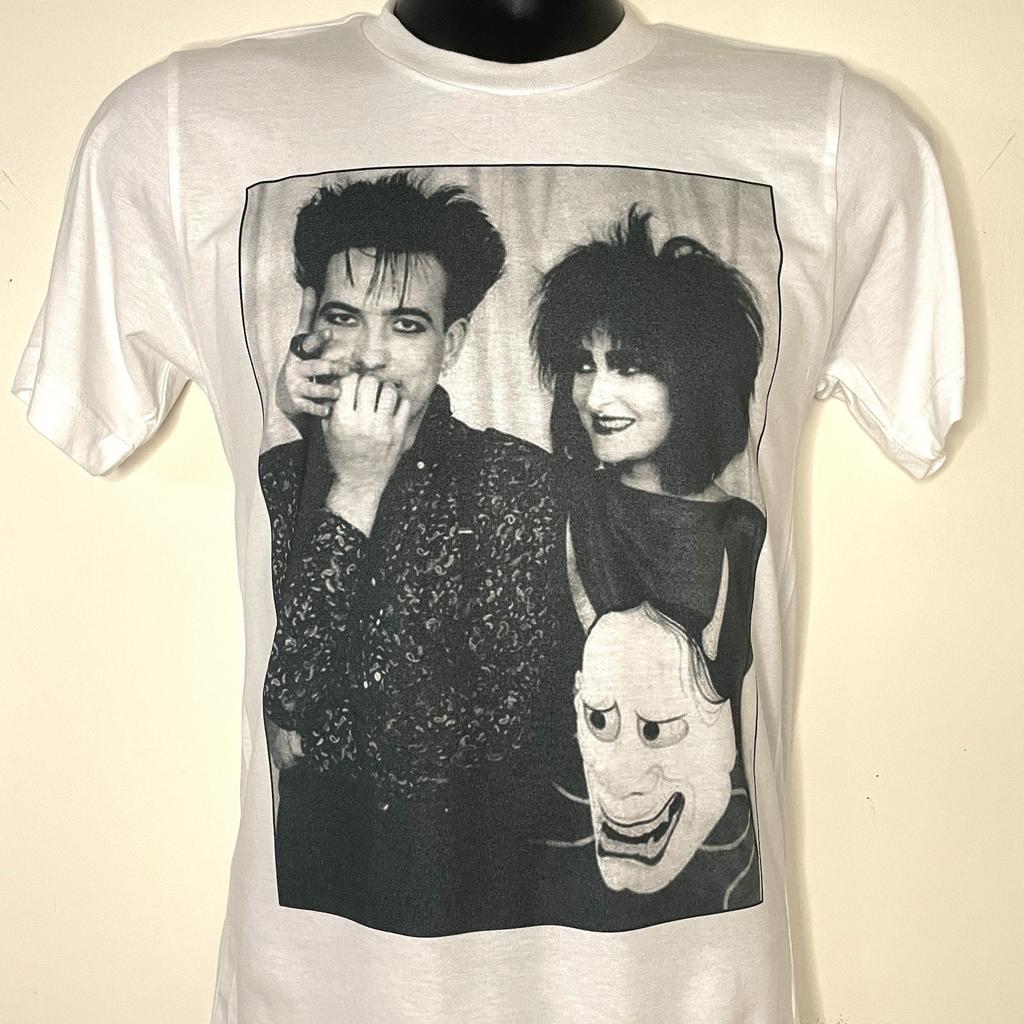 Robert Smith e Siouxsie Sioux - Goth - The Cure - Siouxsie and the Banshees - maglietta musicale