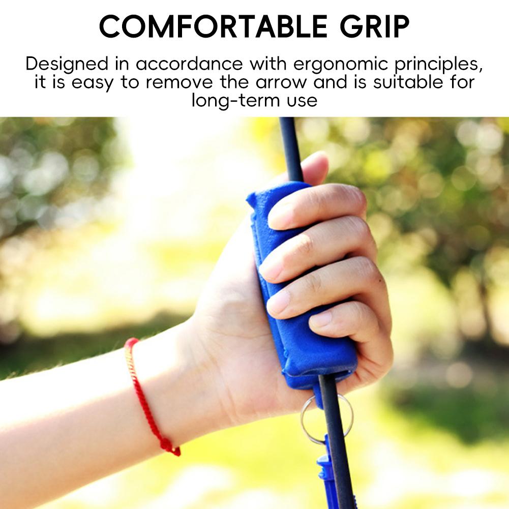 1Pc Outdoor Rubber Gel Archery Shoot Bow Outdoor Rubber Arrow Puller Remover With Keychain Tool Shooting Target Accessories
