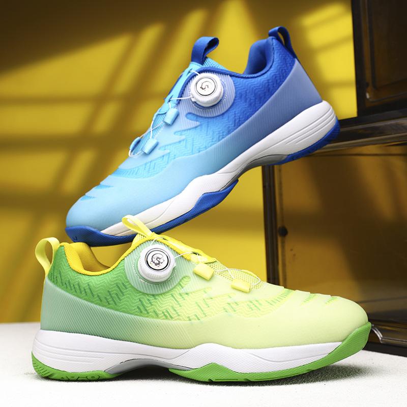 

Professional badminton shoes, rotating button shock absorption, wear-resistant and non-slip men s and women s shoes, ultra-light practical sp 44