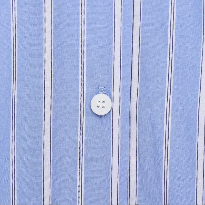 Kaslead New Arrival Women's Fashion Style Fashion Minimalist Stripes Poplin Shirt 2797905