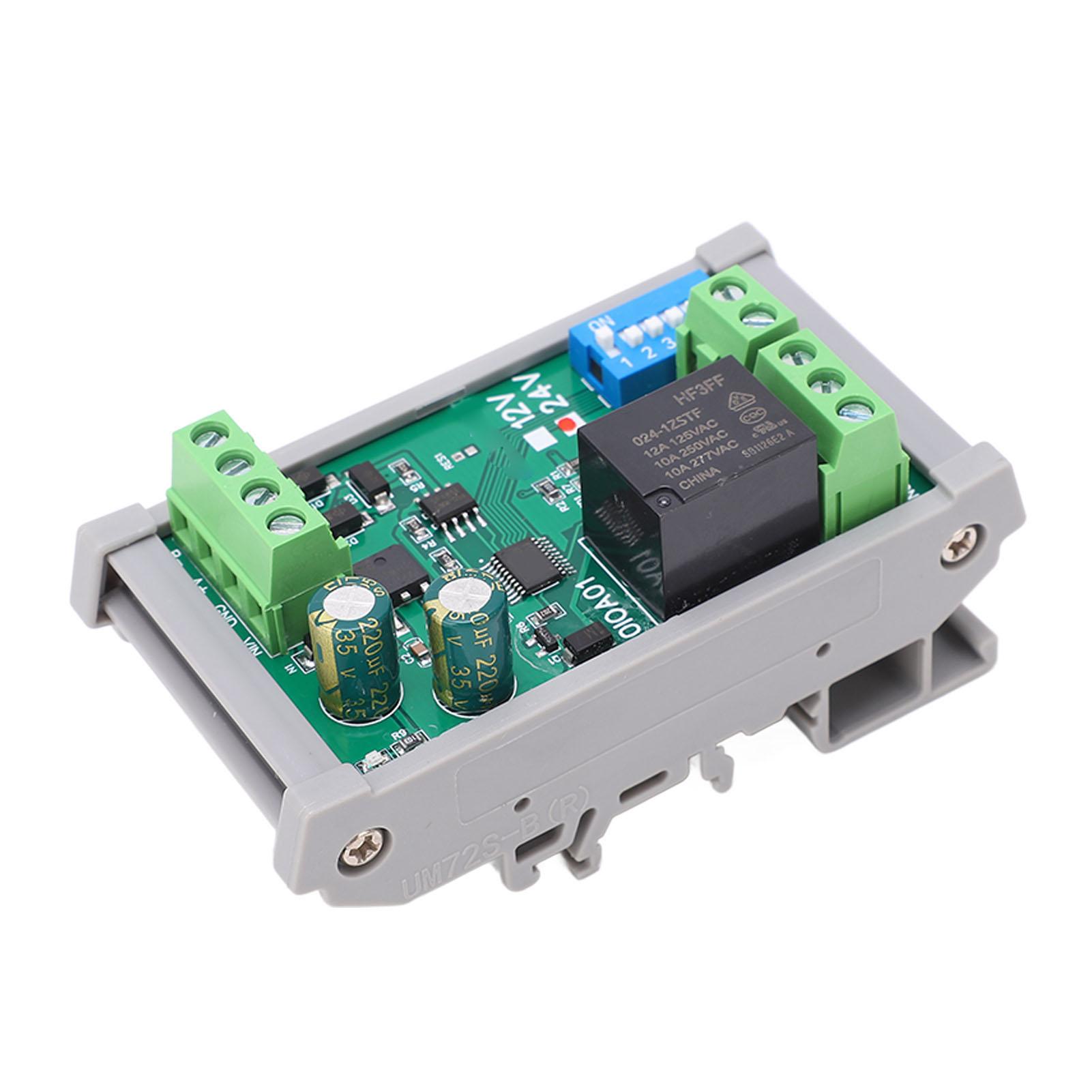 

DC 24V 1 Channel Relay Module RS485 Relay Board with Shell for Electrical Equipments