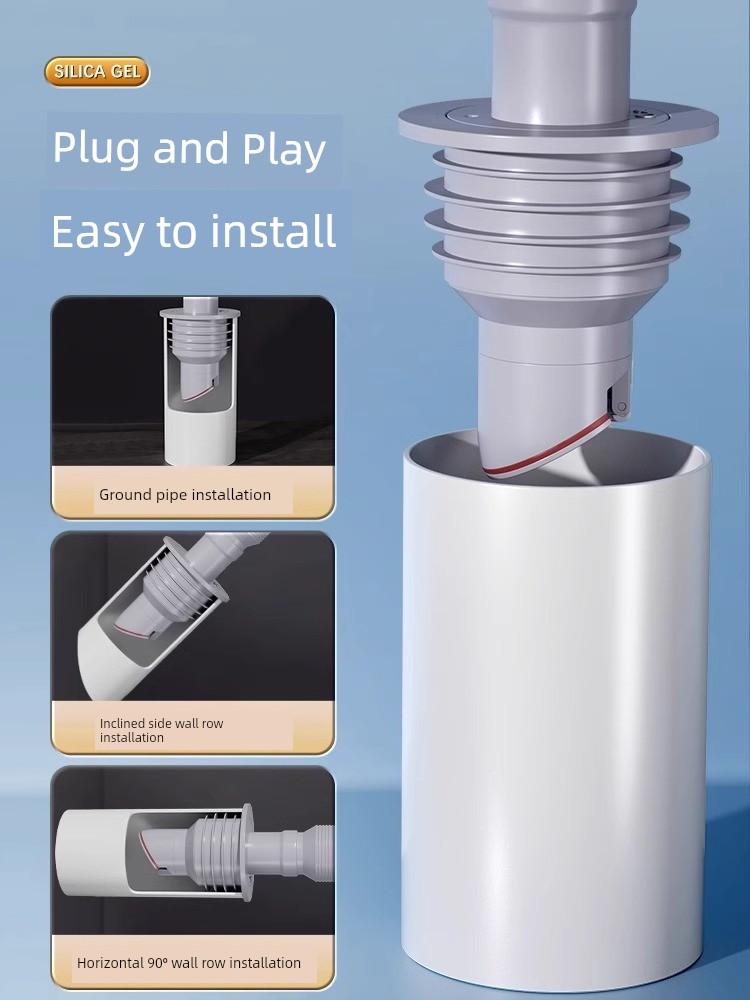 Anti-Odor Sealing Plug for Floor Drain, Bathroom Sewer Anti-Odor Device, Sink Drain Pipe Blocker