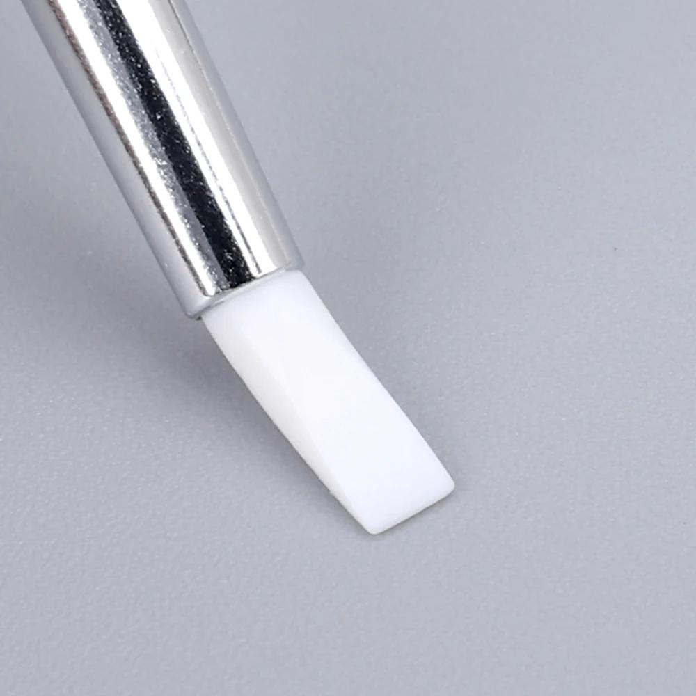 5Pcs DIY Nail Brushes Nail Art Carving Emboss UV Gel Shaping Pen Silicone Hollow Pottery Sculpture Tools Dotting Nail Brush