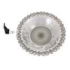 Outdoor Bird Bath Feeder Tray Durable Construction Easy To Clean Simple Installation Detachable Hummingbird Birdbath Bowl