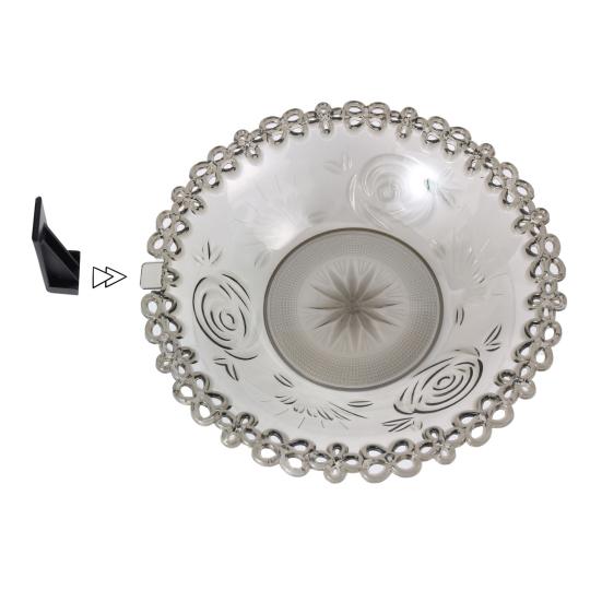 Outdoor Bird Bath Feeder Tray Durable Construction Easy To Clean Simple Installation Detachable Hummingbird Birdbath Bowl
