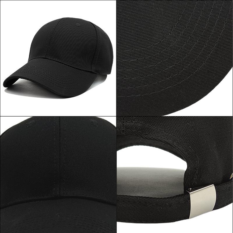 Big Head Baseball Cap Outdoor Face Showing Small Sun Hat Solid Color Light Board Baseball Cap