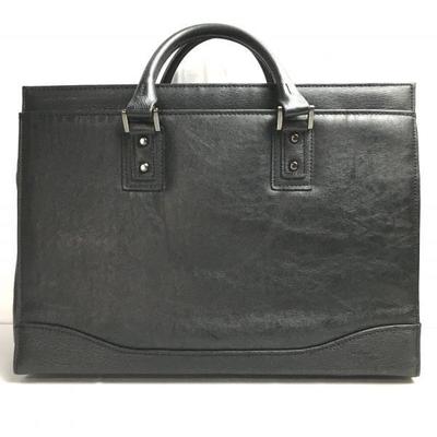 BAGGEX Leder Aktentasche Business Tasche Schwarz Hergestellt in Japan Vertraute Qualität(GEBRAUCHT)
