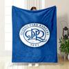 Queens Park Rangers Fußball-Emblem Druckdecke weich und gemütlich, perfekt für das Wohnzimmer, Bett, Sofa oder ein Nickerchen, Geschenk
