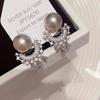 "Moonlight" Pearl Ear Clips - Elegant Tassel & Lace Design, Piercing-Free Earrings for Women.