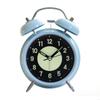 62KD Twin Bells Bedroom Alarm Clock Large Green Glowing Dials Nightlight Feature Loud Wake Up Sound Desk Clock for Student