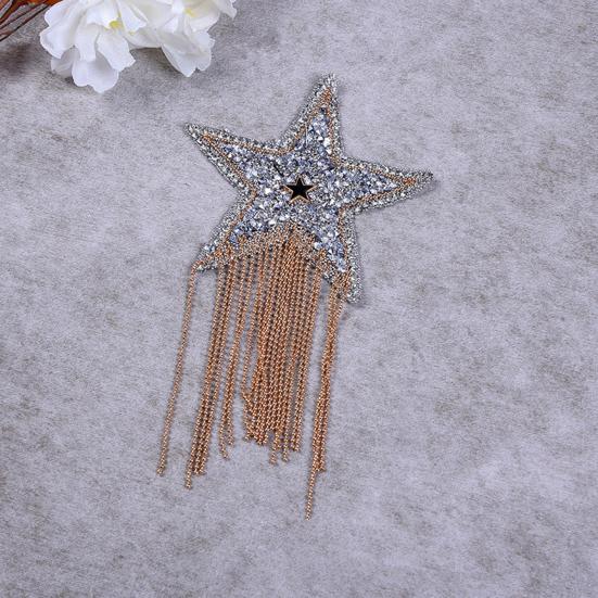 Exquisite Clothes Patch Rhinestone Inlaid Anti-fade Decorative