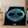 Tree of Life Nordic Mythology Yggdrasil Nature Cartoon Flannel Blanket Soft Throw Blanket for Bedroom Living Room Bed Travel Kid