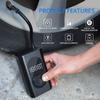 Mini Portable Electric Air Compressor Electric Air Pump 4000 MAh USB Charging Electric Air Pump Compatible with Bicycle/Motorcycle/Car/Football