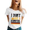 Unisex Casual Short Sleeve Pullover T Shirt with Letter Print Crew Neck Lightweight Top for Everyday Wear