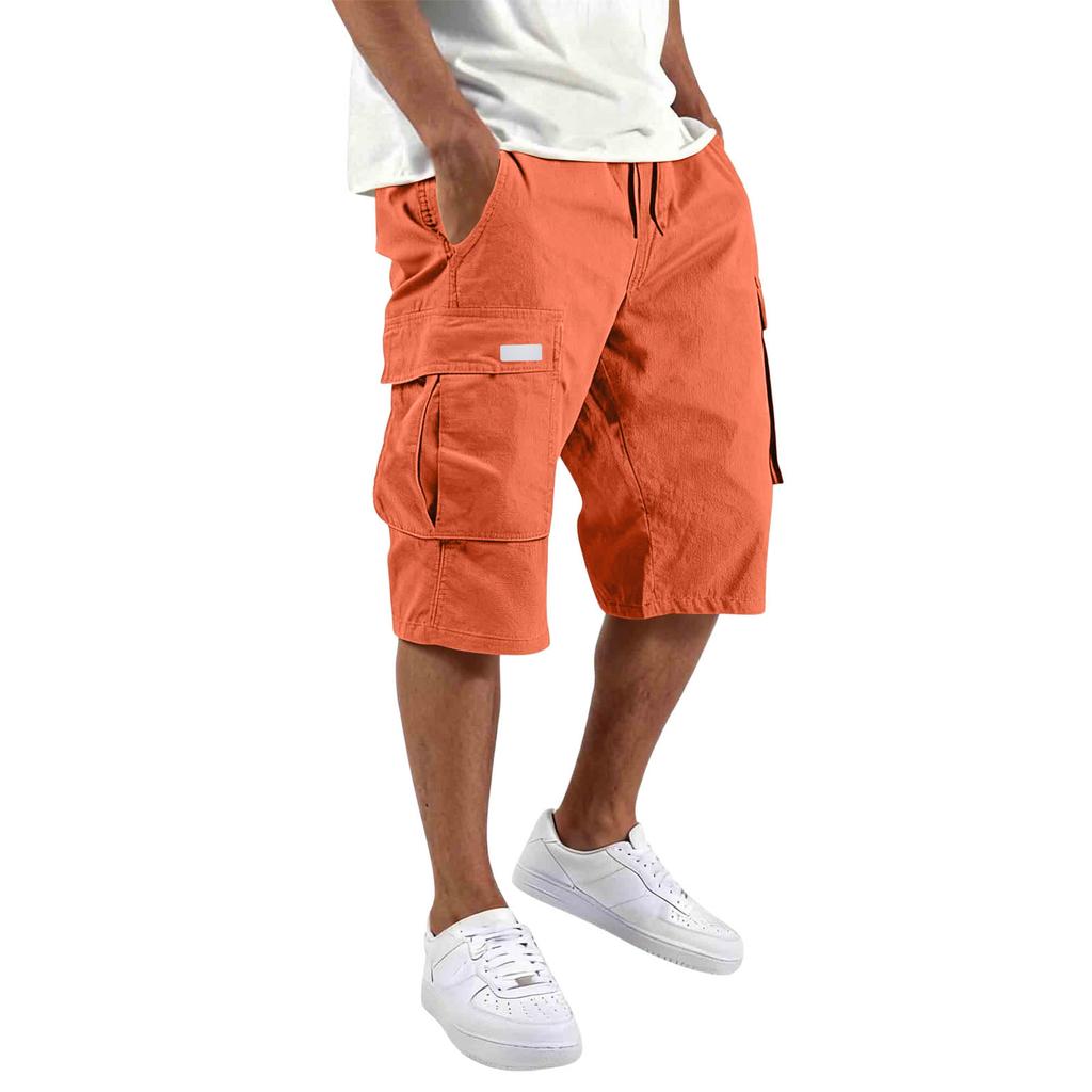 Men's Casual Workwear Drawstring Pocket Shorts