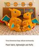 Charizard Rabbit Fur Plush Toy - Dinosaur Pokémon Pillow for Boys & Gift Redemption