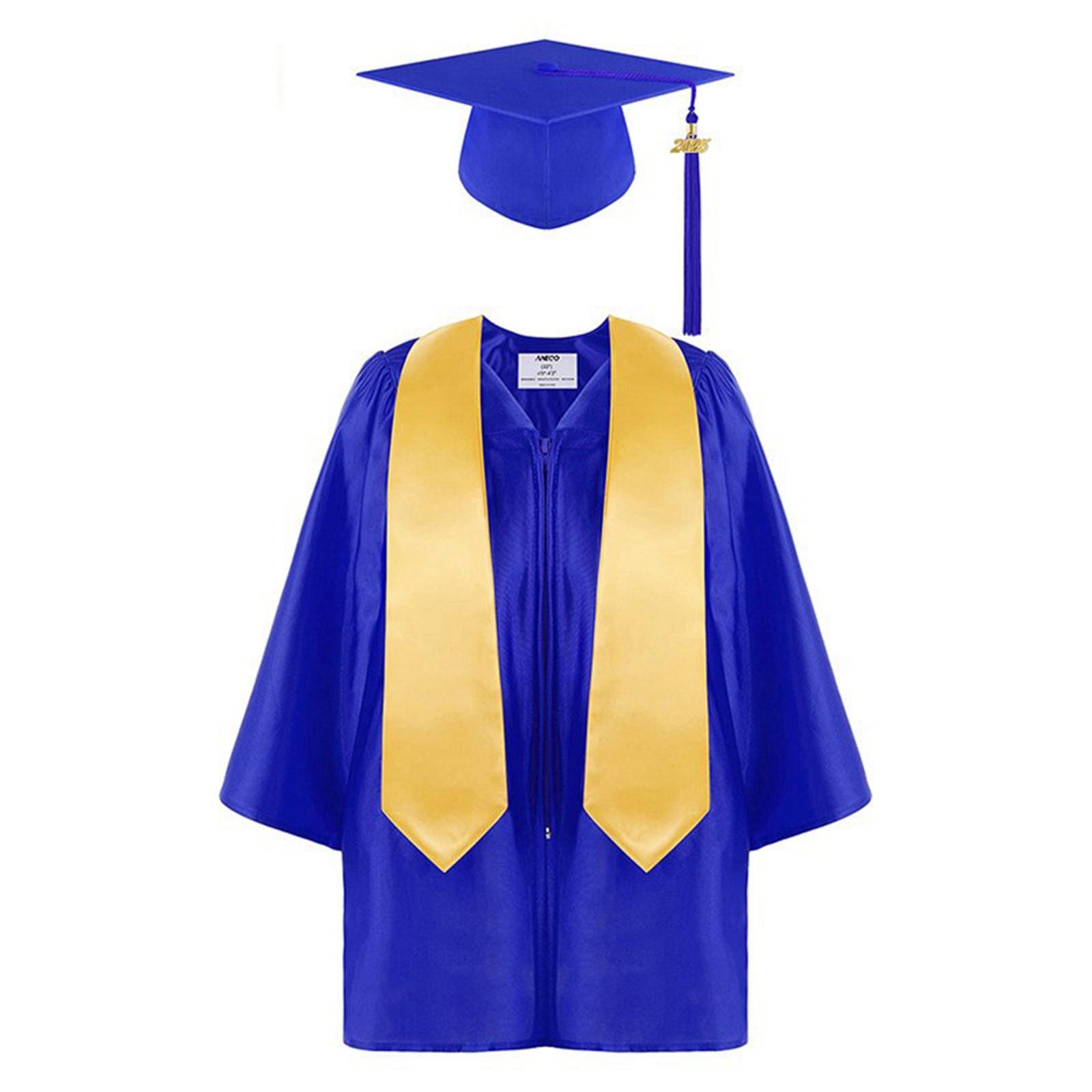 

Kindergarten Graduation Cap With Tassel & Printed Gown. Perfect For Memorable Photos And Ceremonies 21