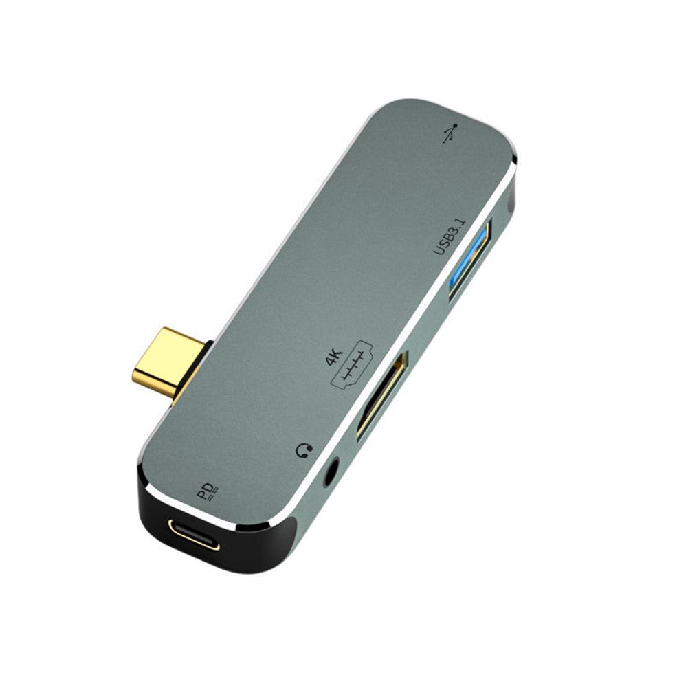 

Концентратор Type-C на 3,55 мм PD USB3.1 USB2.0 HDMI-совместимый удлинитель (YX04-X5)