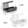 Kitchen Faucet Sponge holder,Dishwashing Brush, Scouring Pad Storage Rack,rag rack,Storage Rack Above the Sink