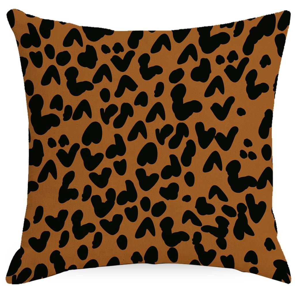 Leopard Spot Pillowcases Home Decoration Cushions Living Room Sofa Bedroom Headrest Nordic Style High-end Square Cushion Cover