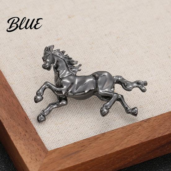 Horse Pin Brooch Exuding Elegance Power Bold Sophisticated Design Retro