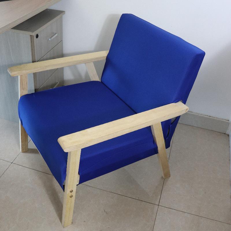 Elastic Single Sofa Cover Solid Universal Wood Chair Cover High Stretch Hotel Living Room Furniture Arm Chair Protector Cover
