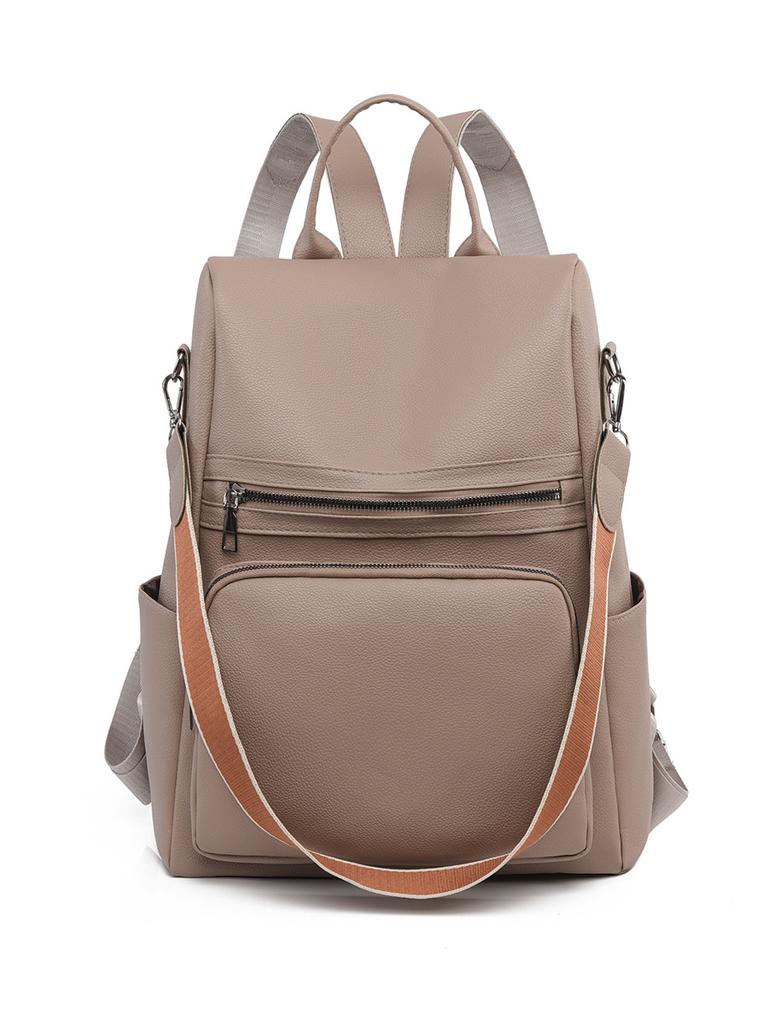 Backpack, Large-capacity Women's Bag, Anti-theft, Simple Travel Bag, Light and Casual Schoolbag