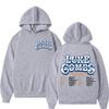 Luke Combs Tour 2025 printed men's and women's fashionable hip-hop retro pullover for autumn and winter casual long sleeved hooded sweatshirt