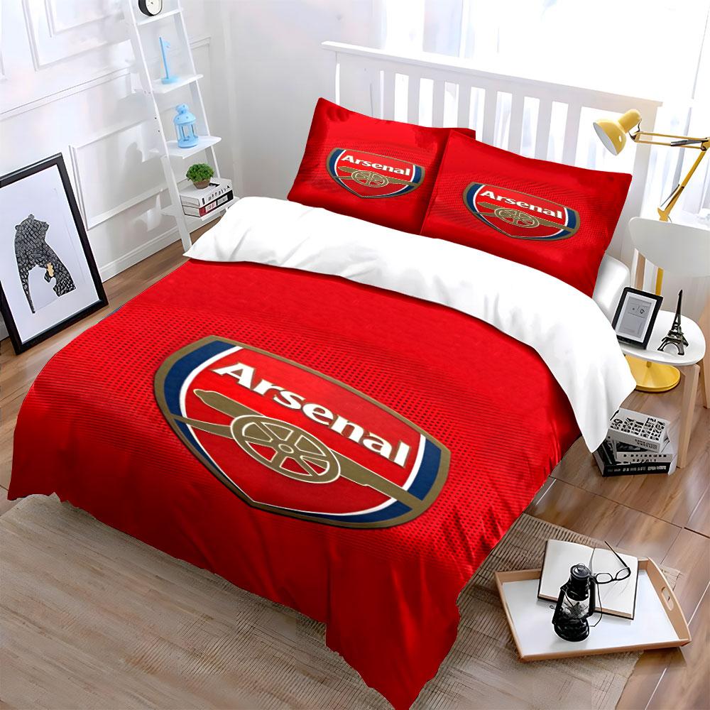 Arsenal Logo with Cannon. Bedding Sets Duvet Cover Sets Duvet Covers Pillowcases(1 * Duvet Cover 2 * Pillowcases Without Duvet Insert)