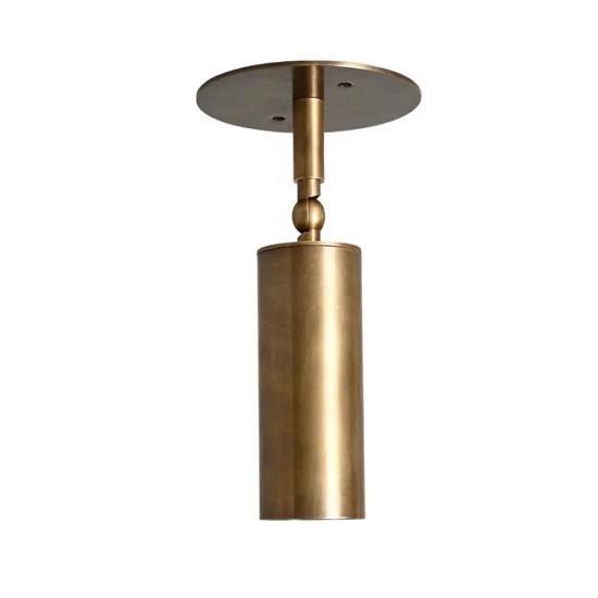 Sputnik Mid Century Brass 1 Light Spot Retro Ceiling Light Fixture Vintage Style