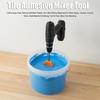 1/2 Stuks Gemakkelijk Schoon te Maken Siliconen Boormixer Peddel, Anti-aanbak Mengopzetstuk voor Verf, Epoxy, Cement, Voegmiddel & Hars, Multi-Materiaal Boormenggereedschap