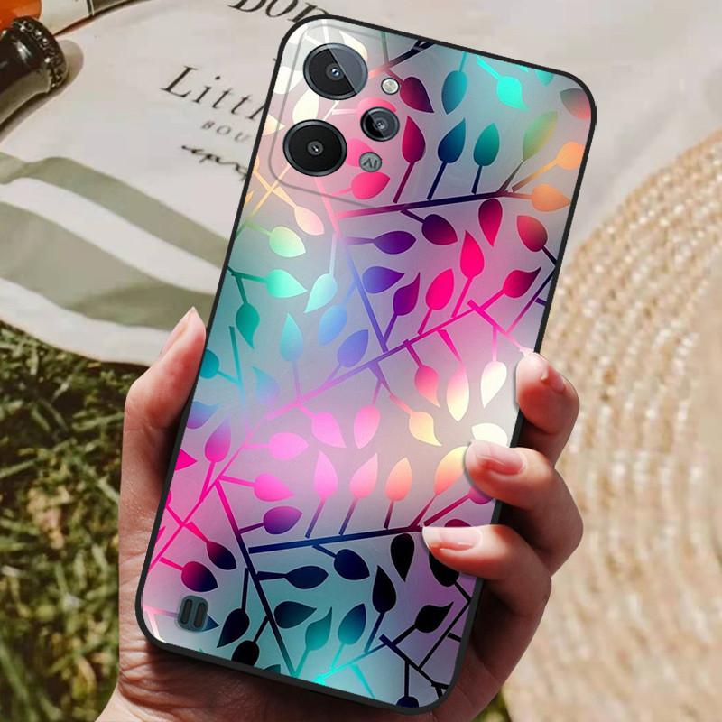 For Realme C31 4G Case C 31 Shockproof Silicone TPU Soft Back Cover For OPPO Realme C31 Phone Case Marble Coque RealmeC31 Fundas