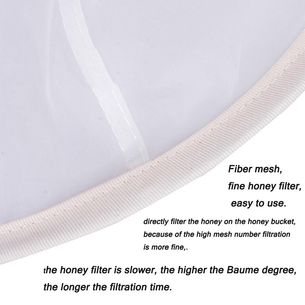 1/3/5pcs Bee Honey Filter Impurities Filtration Cloth Fiber Precision Screener Strainer Net Apiculture Hive Equipment Bees Tools