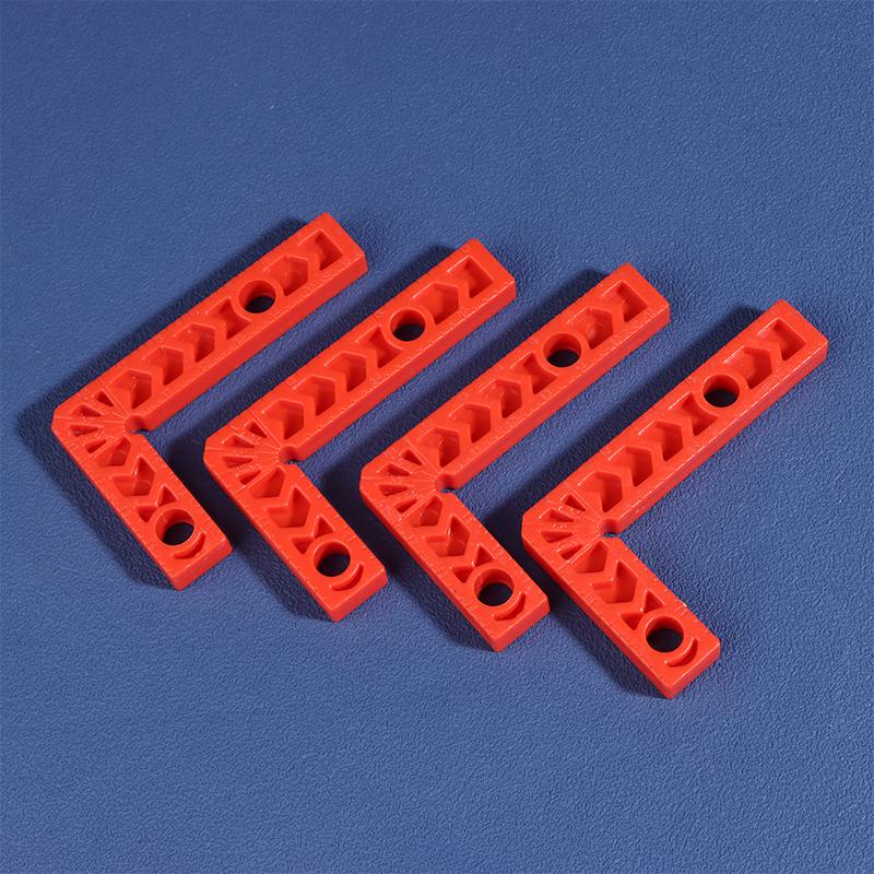 4Pcs 3In 90 Degree Right Angle Positioning Ruler L Fixing Clamp Woodworking Holder Marking Ruler Tools Auxiliary Locator
