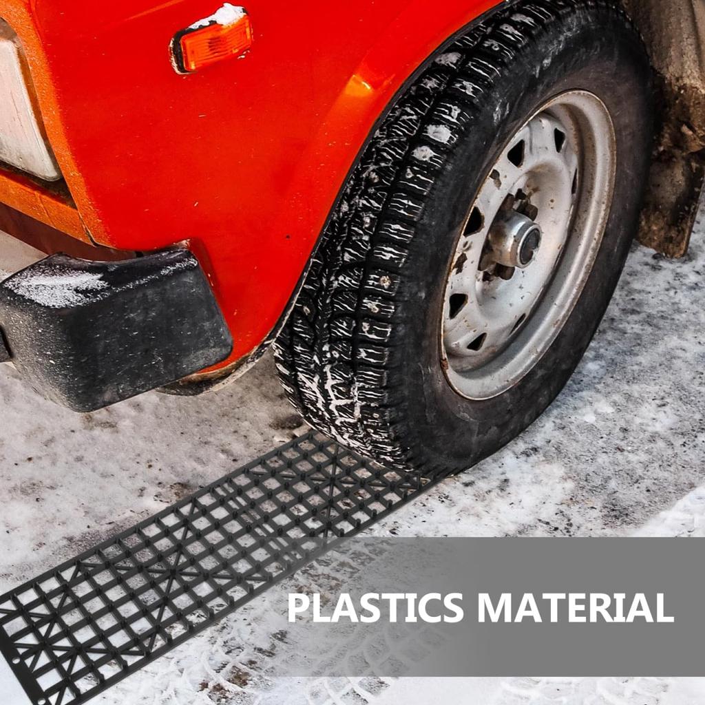 LIFKOME Stuck Helper Escape Boards, Set of 2, for Cars, Snow Helper, Tire Anti-Slip, for Snowy Roads, Sandy Beaches, and Muddy Roads, Stuck Relief,