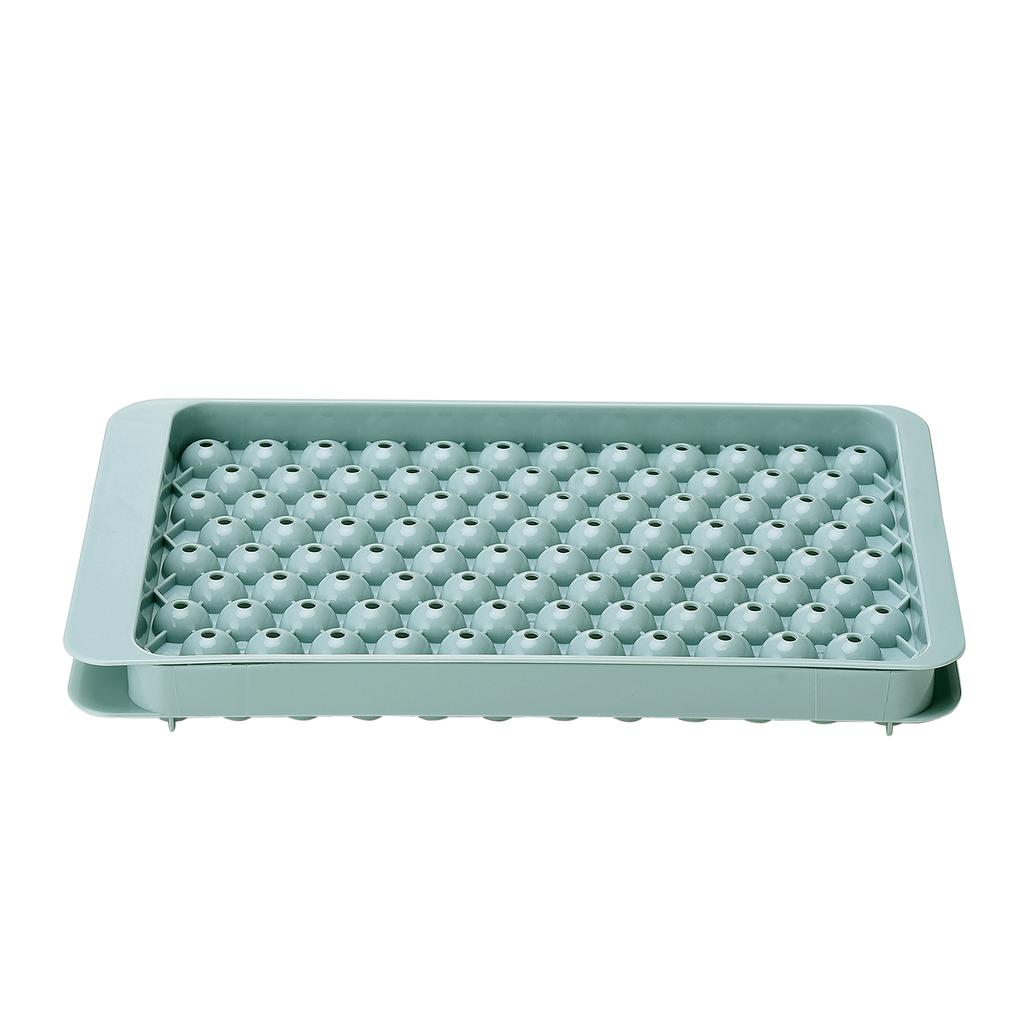 Isbitsformar, Miniisbitsform, Isbollsmakare, PA-fri isform för snabb nedkylning, 104 fack med lock, för smoothies