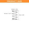 uxcell Spring Compression Spring Coil Spring Wire Diameter 0.03 Inch (0.8 Mm) Outer Diameter