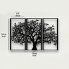 Metal Wall Art 3 Piece Tree of Life Bohemian Decor Home Gift