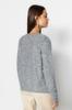 Women's Elegance Style Cardigan Black Soft Textured Accessory Jacket Look Knitwear Cardigan