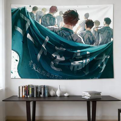 HHHHaikyuu Fan Decor Tapestry High Quality Fabric MultiSize Flat Print for Dorm Living Room Festival Party Daily Gift