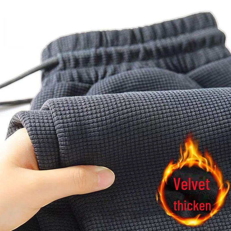 2024 Men's Loose Fit Straight Leg Casual Pants In Trendy Hong Kong Style