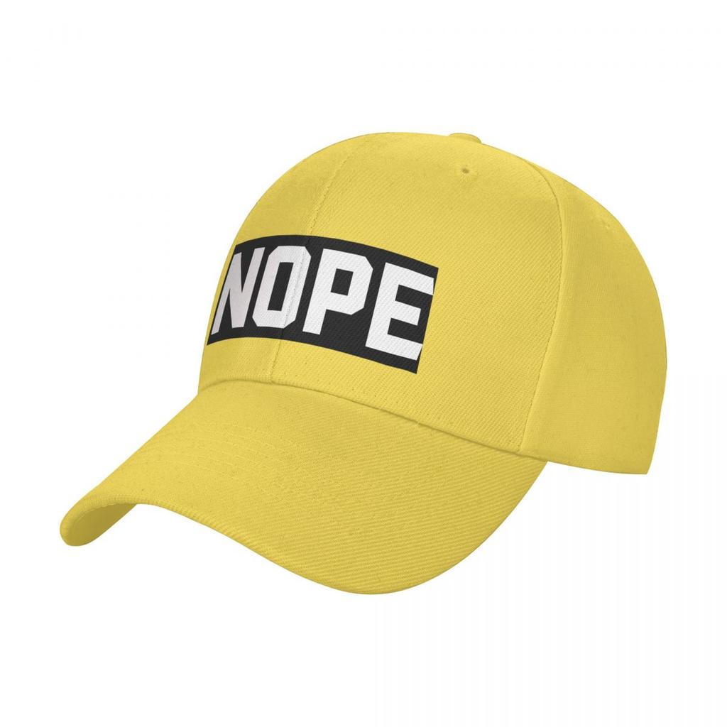 Nope Baseball Cap Gentleman Hat Winter Hat Luxury Woman Men's