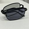 Metal fashion high-end sunglasses men's sunscreen sunglasses women's folding sense of radiation protection experts explosion