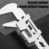 1pc10inch F-type Wrench Adjustable Spanner Pipe Wide Jaw Opening Spanner F Type Wrench Movable Spanners Repair Tools Live Wrench