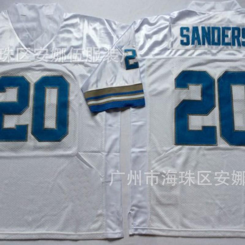 2026 Retro Embroidered Jersey Detroit Lions 2 Team Sports Basketball Uniform