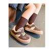 Baumwoll-Sportschuhe für Kinder: 2025 Herbst/Winter Samt, Rutschfest, Weiche Sohle, Warme Sneaker für Jungen und Mädchen.